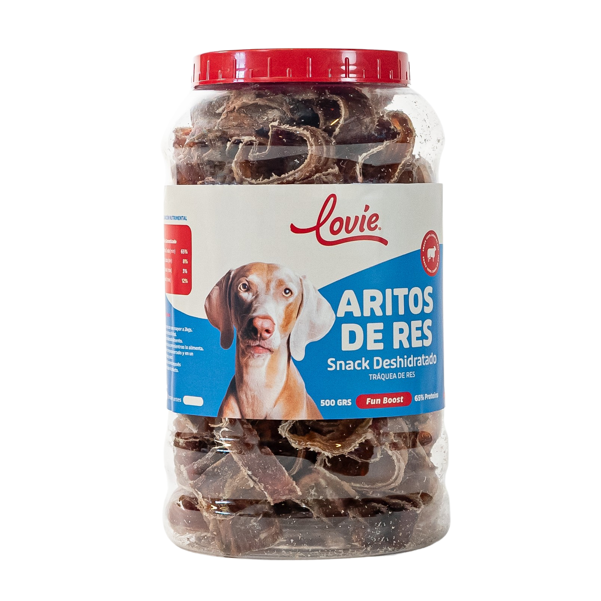 Aritos de Res Snack Deshidratado