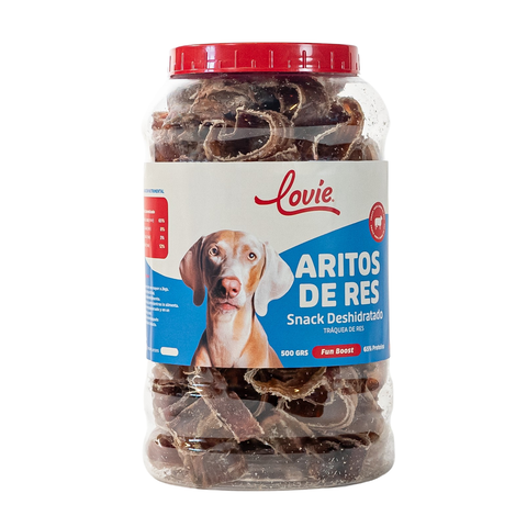 Aritos de Res Snack Deshidratado